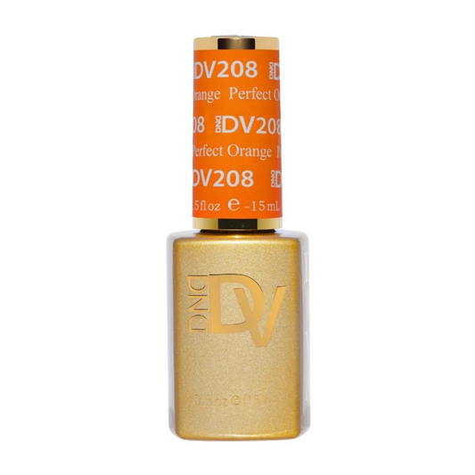DND Diva Gel Polish #208 | Perfect Orange