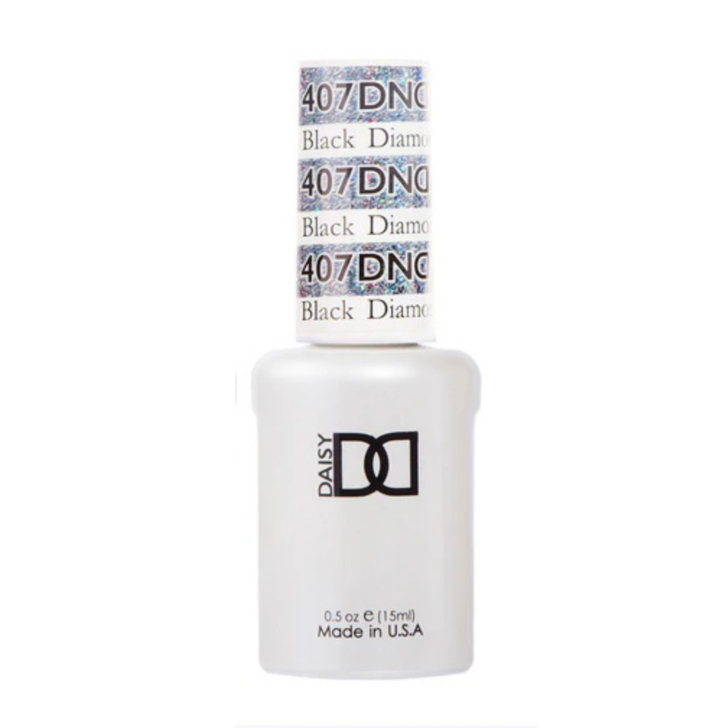 DND Gel Polish #407 | Black Diamond Star