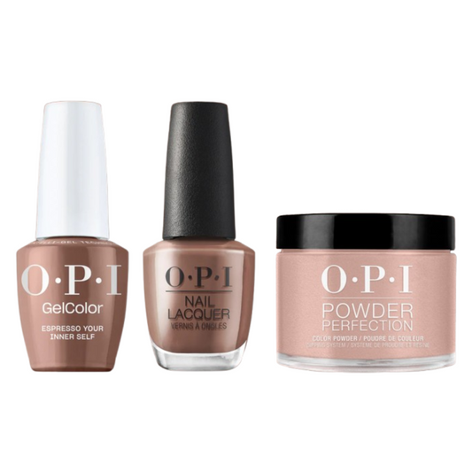 OPI Trio LA04 | Espresso Your Inner Self