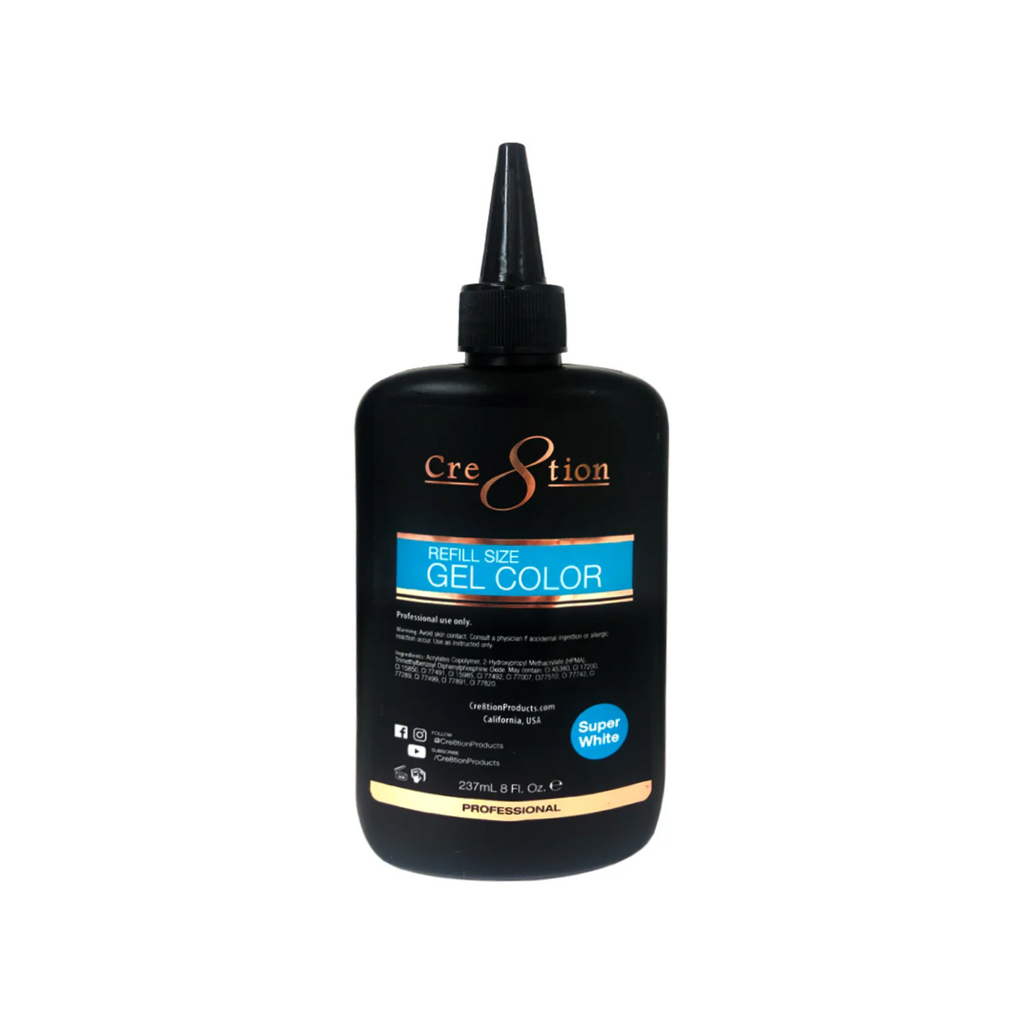 Cre8tion Super White Refill Size (8 oz)