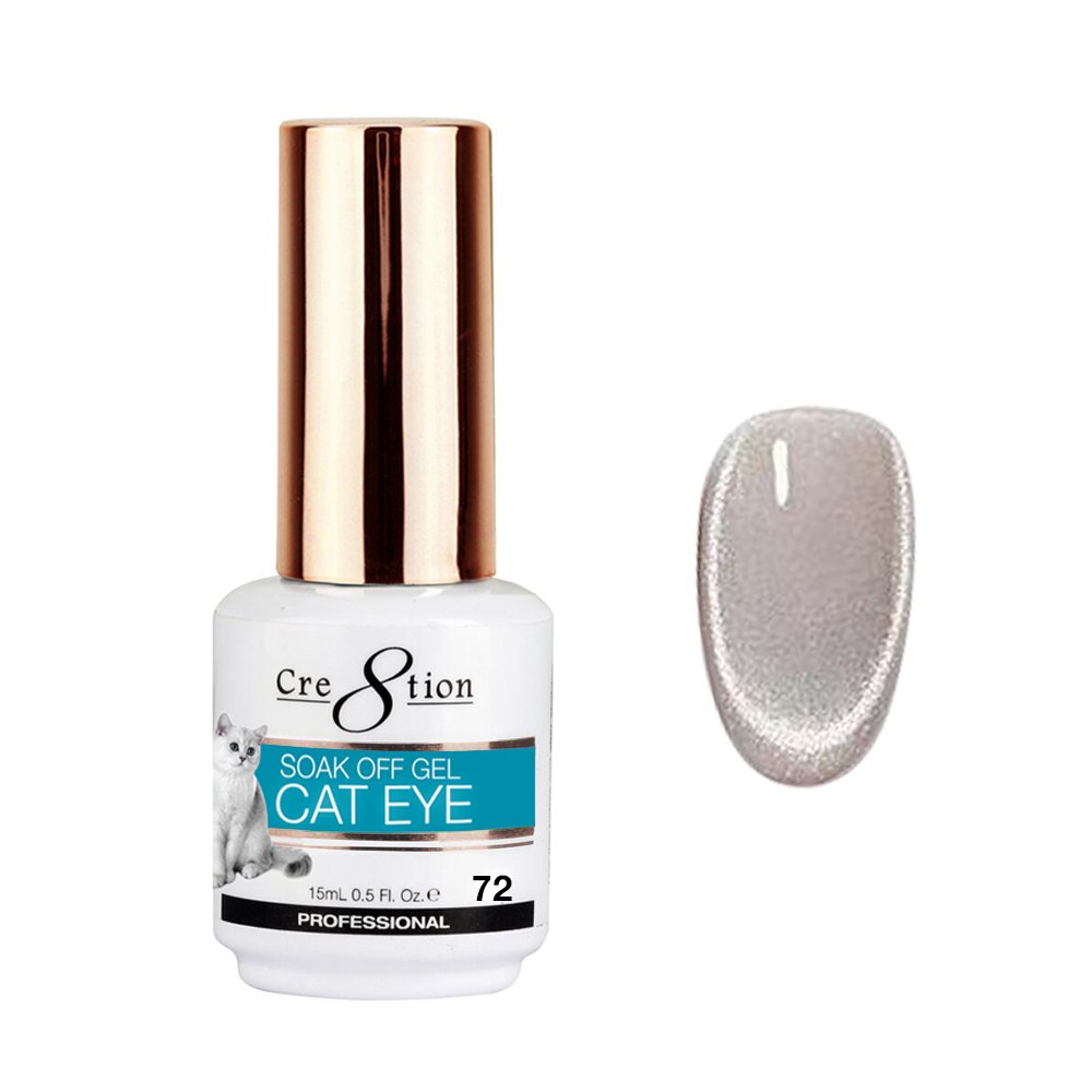 CRE8TION CAT EYE SOAK OFF GEL 0.5 OZ #72