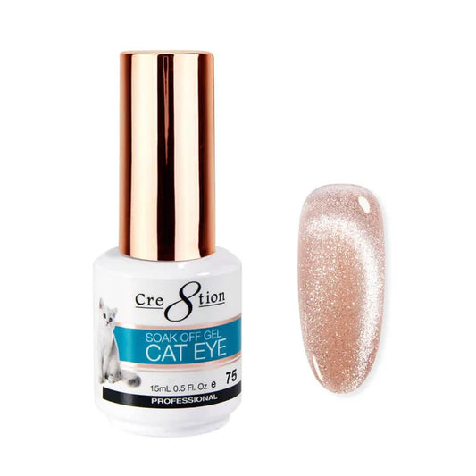 CRE8TION CAT EYE SOAK OFF GEL 0.5 OZ #75