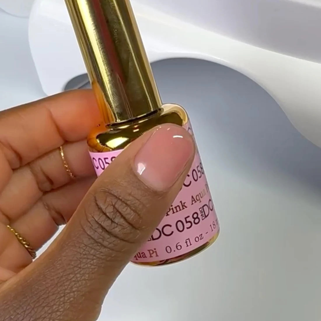 DC Gel Polish #058 | Aqua Pink