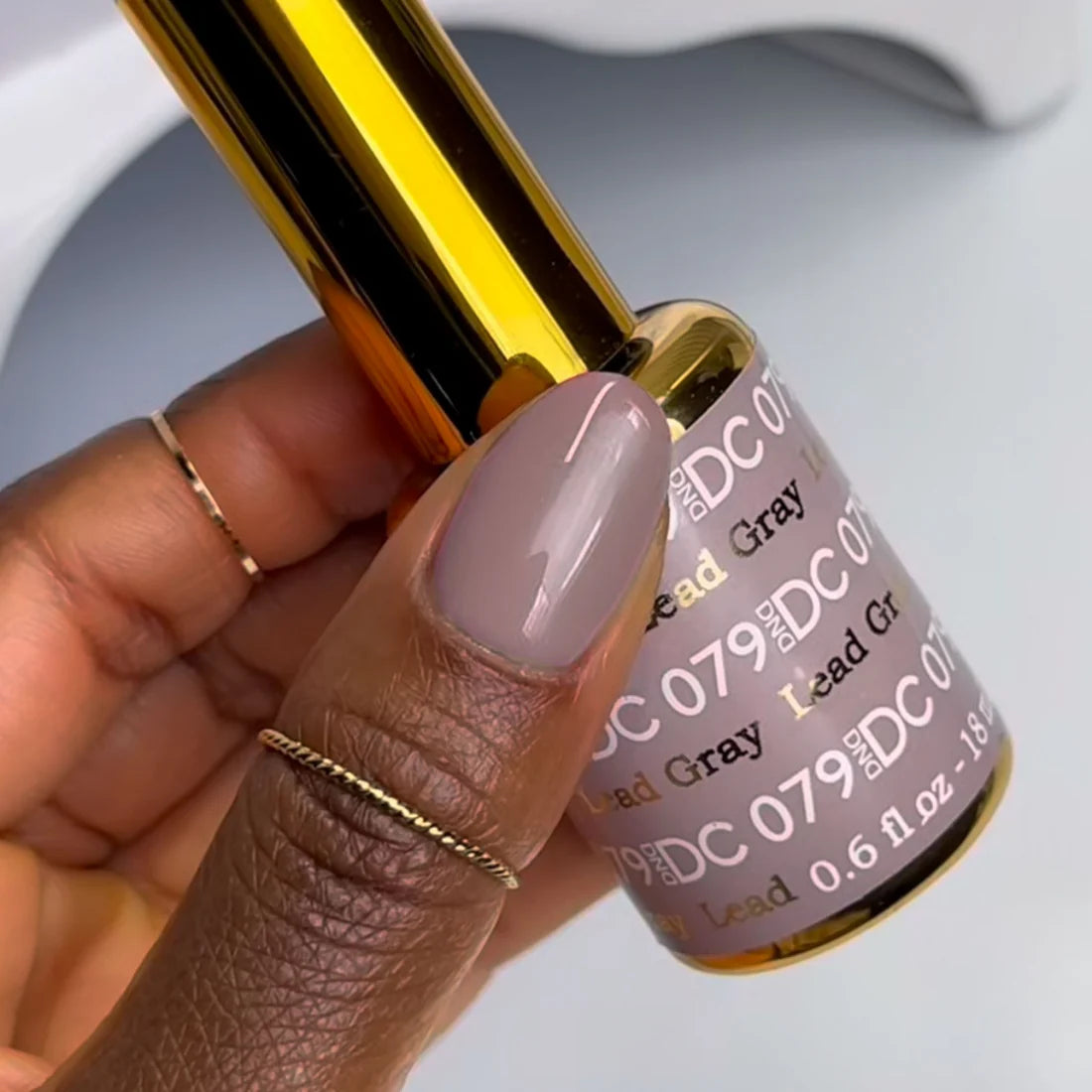 DC Gel Polish #079 | Lead Gray