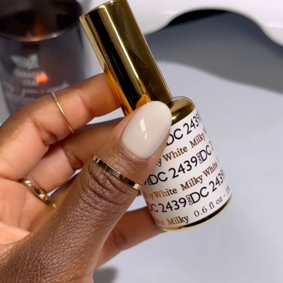 DC Gel Polish #2439 | Milky White