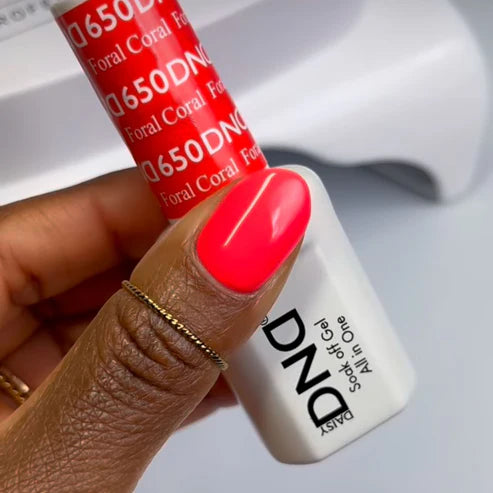 DND Gel Polish #650 | Floral Coral