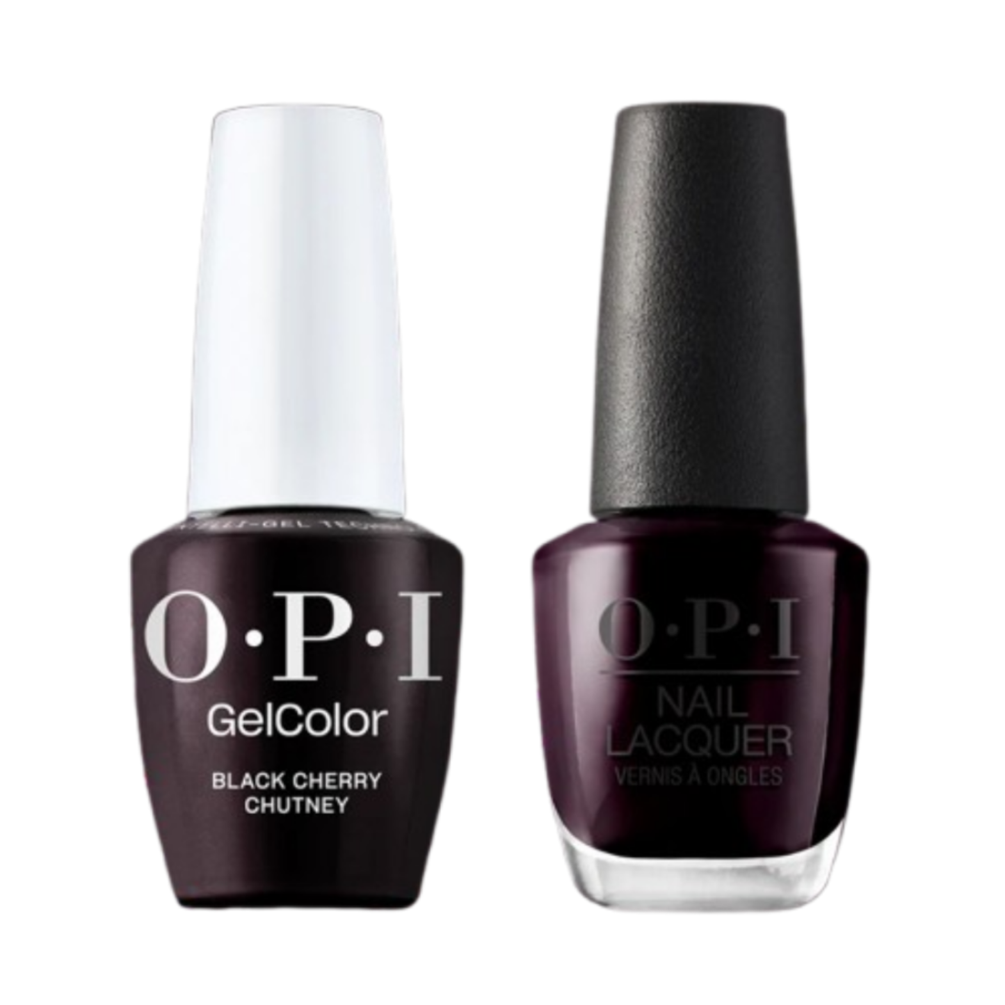 OPI Intelli-Gel & Lacquer Duo I43 | Black Cherry Chutney