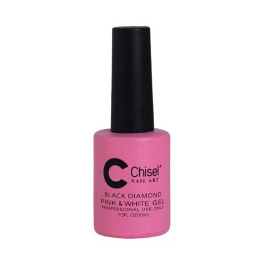 Chisel Black Diamond Pink & White Gel (0.5 oz)