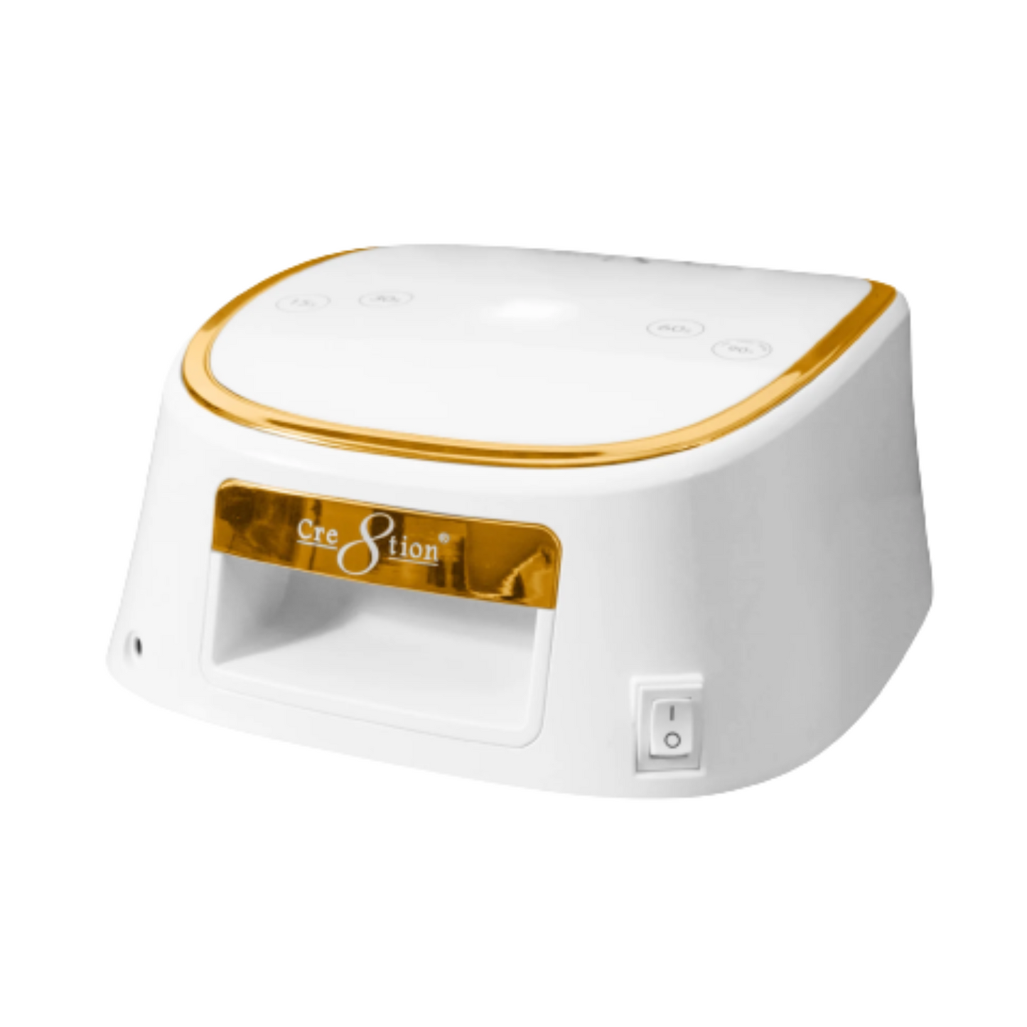 Cre8tion Cordless LED/UV Lamp | White/Gold