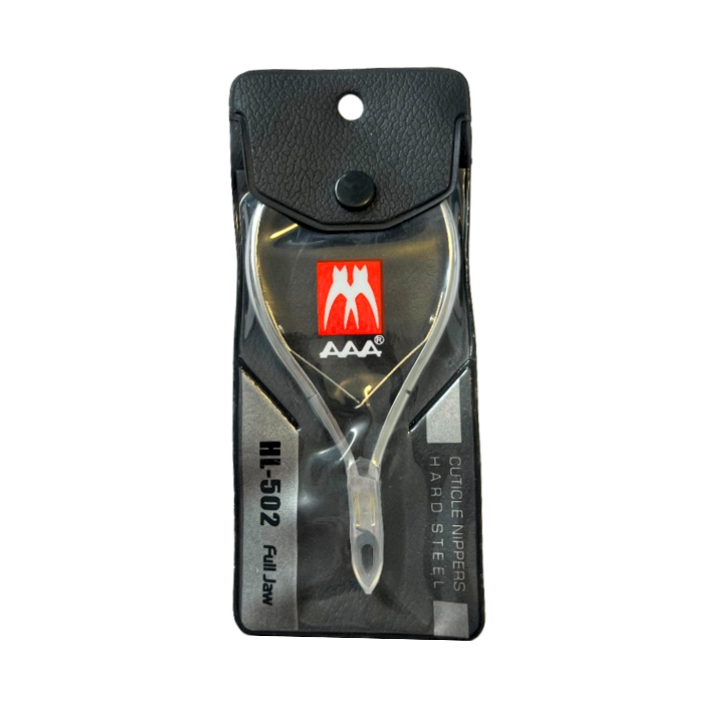 AAA Hard Steel Cuticle Nippers HL-502 Full Jaw (Silver)