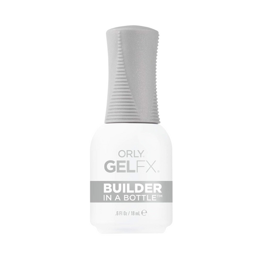 A bottle of ORLY GelFx Builder in a Bottle gel polish in the shade crystal clear.