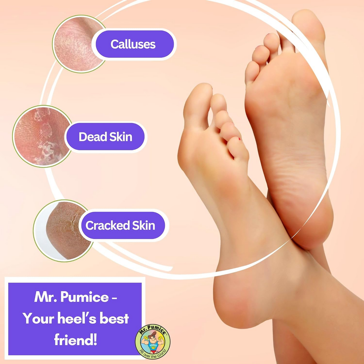 Dr. Pumice Coarse Purple Pumi Bar