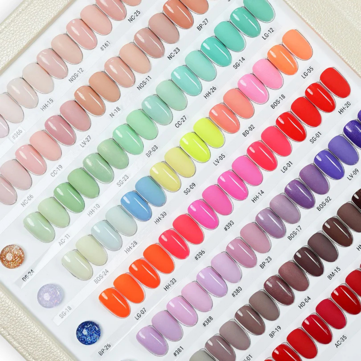 SNS Beige 4-In-1 Collection | 144 Powder, Gel, & Lacquer Matching Combos + 2 LED Lamp