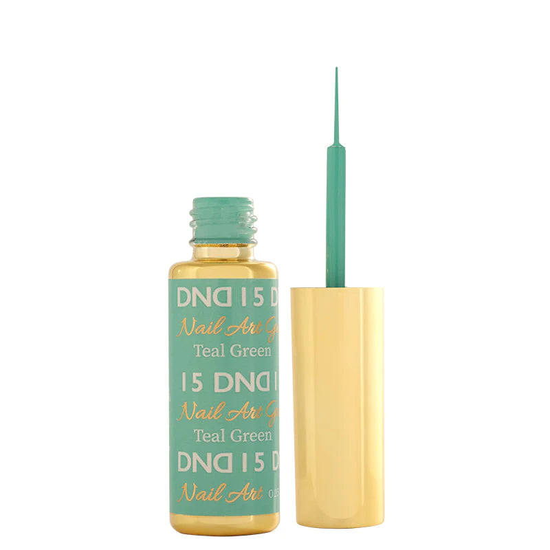 DND Classic Gel Nail Art Liner #15 – Teal Green