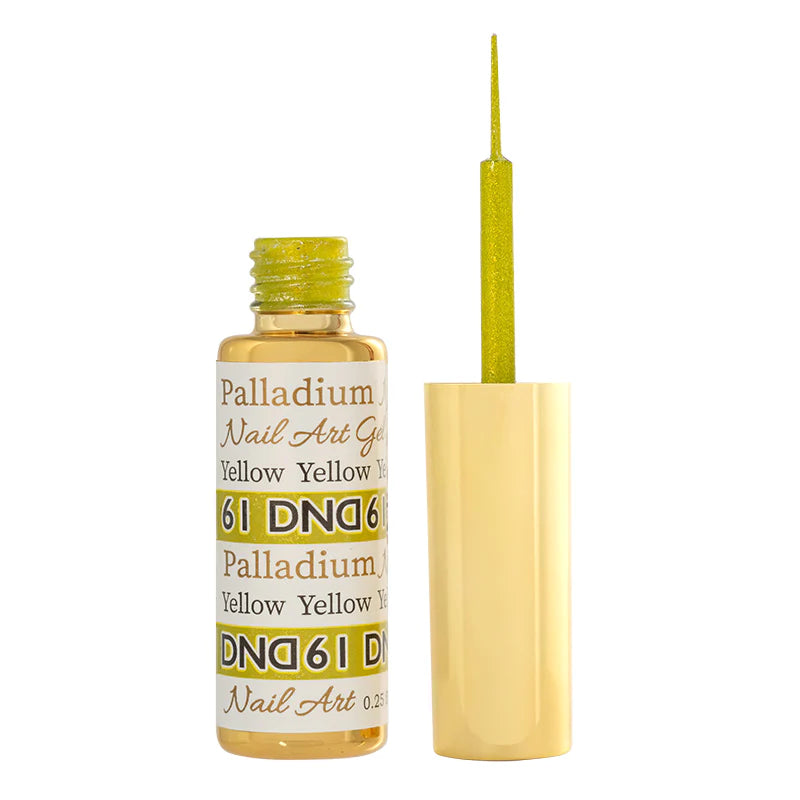 DND Palladium Gel Nail Art Liner #61 – Yellow