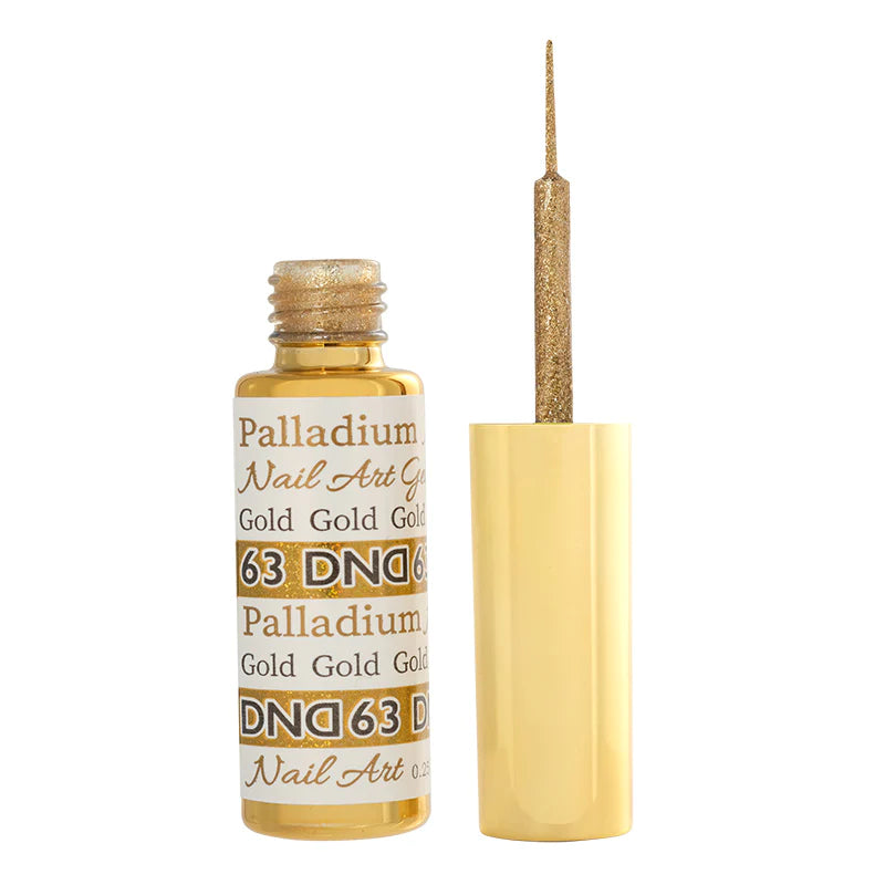 DND Palladium Gel Nail Art Liner #63 – Gold