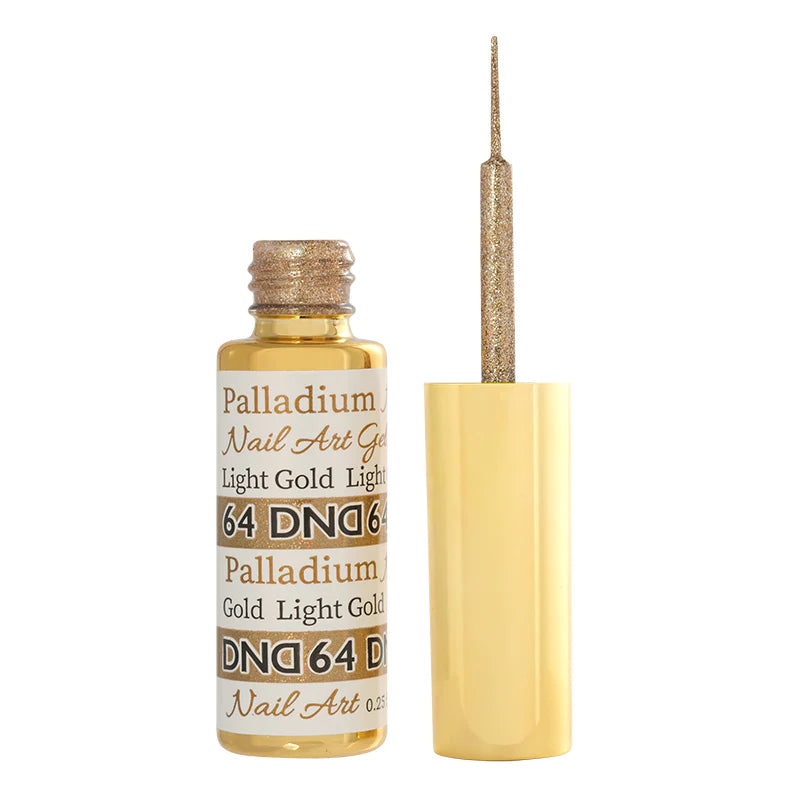 DND Palladium Gel Nail Art Liner #64 – Light Gold