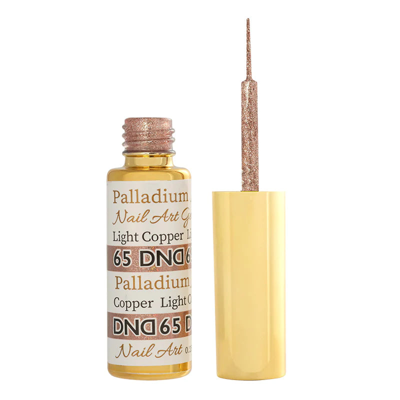DND Palladium Gel Nail Art Liner #65 – Light Copper
