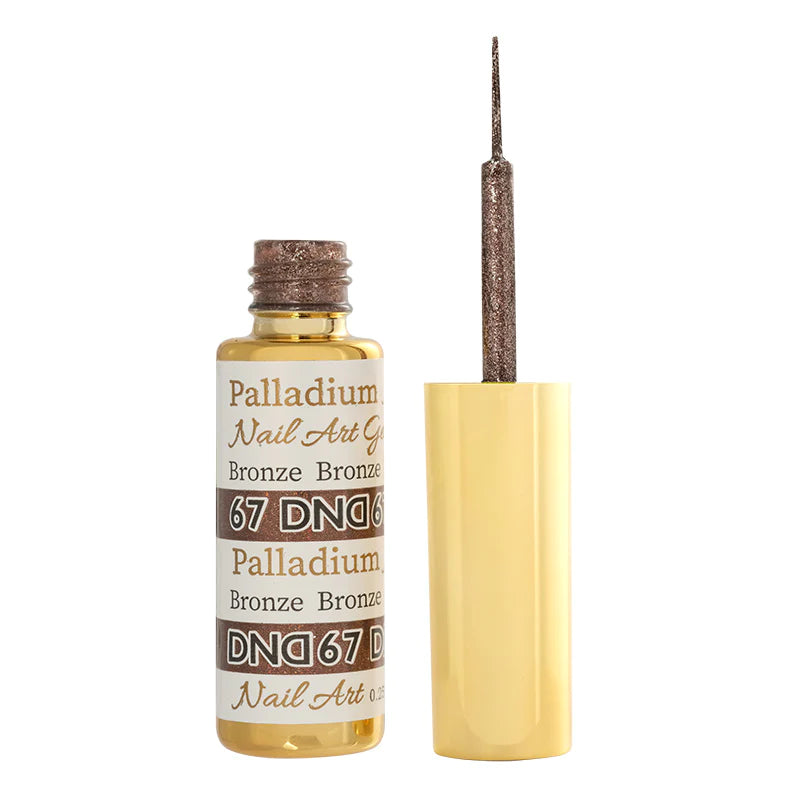 DND Palladium Gel Nail Art Liner #67 – Bronze
