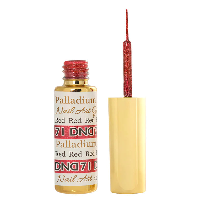 DND Palladium Gel Nail Art Liner #71 – Red