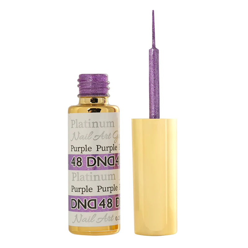 DND Platinum Gel Nail Art Liner #48 – Purple