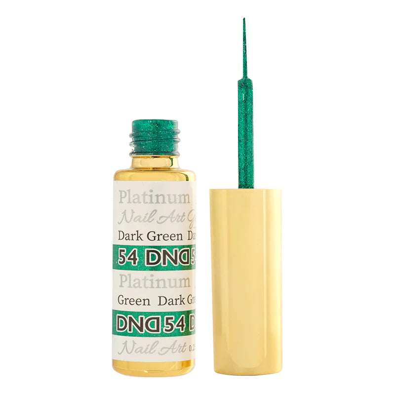 DND Platinum Gel Nail Art Liner #54 – Dark Green