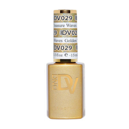 DND Diva Gel Polish #029 | Golden Treasure Waves
