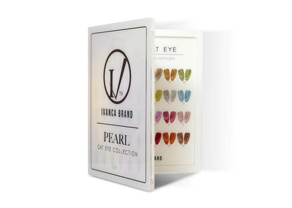 IVANCA Pearl Cat Eye Gel Collection Set (#01 - #24) + 1 FREE Color Chart Book + 3 FREE Magnets