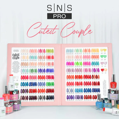 SNS Pink 4-In-1 Collection | 144 Powder, Gel, & Lacquer Matching Combos + 2 LED Lamp