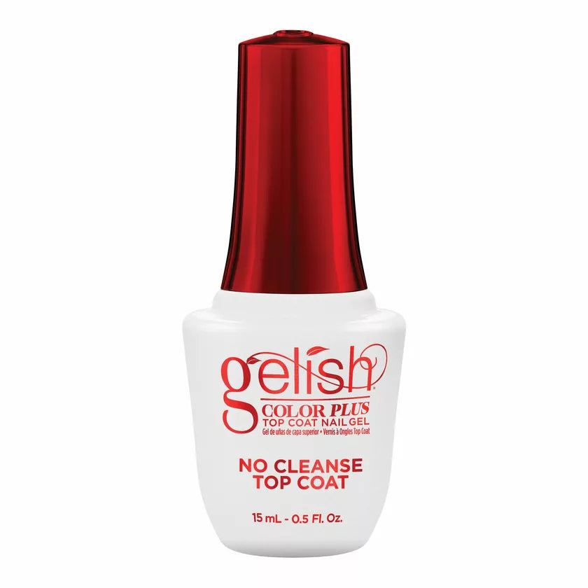Gelish COLOR PLUS No Cleanse Top Coat (0.5 oz) *DEAL* *NEW*