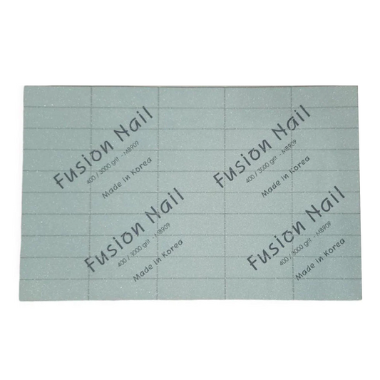 Fusion Nail 2 Sided Shiny Buffer Block 400/3000 Grit MB909 (50 pcs)