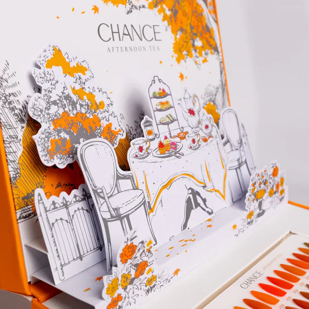 Chance Afternoon Tea Collection | 48 Gel Colors + 1 FREE Color Booklet + 1 FREE Color Board