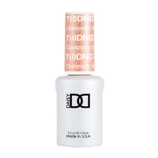 DND Gel Polish #710 | Champagne Sparkles