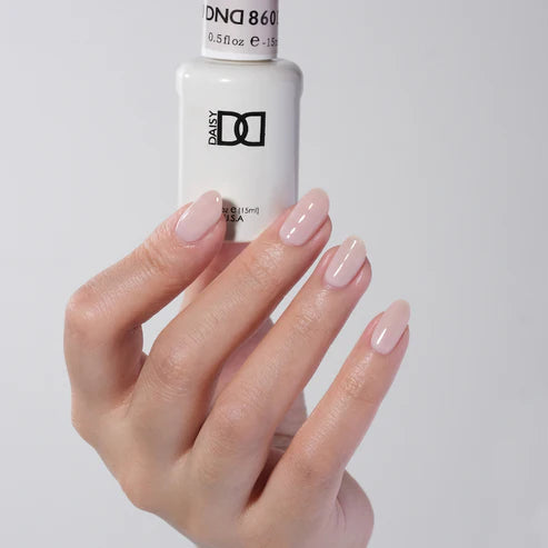 DND Gel Polish #860 | She’s White? She’s Pink?