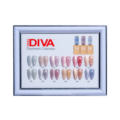 DND DIVA 9D Cat Eye Collection Set (Includes 36 pcs + 6 Magnets & 3 Color Chart