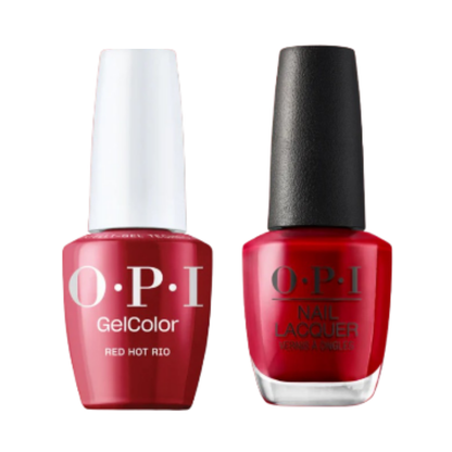 OPI Intelli-Gel & Lacquer Duo A70 | Red Hot Rio