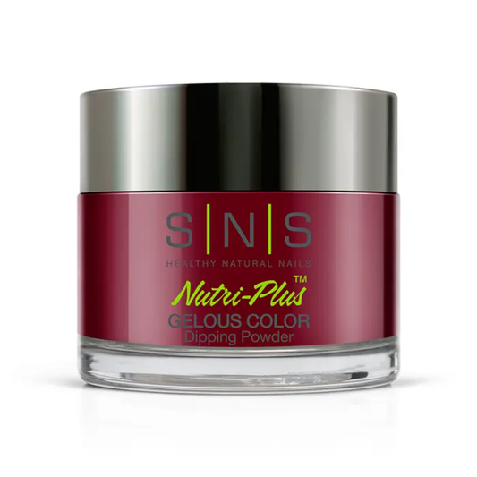 S|N|S Gelous Color Dipping Powder 1.5 oz | BP33 Cardinal Rouge