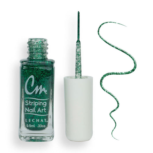 LeChat Nail Art Lacquer CM33 | Green Glitter