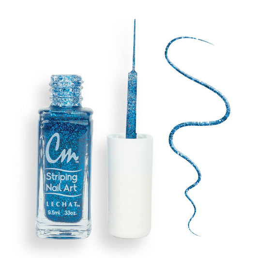 LeChat Nail Art Lacquer CM34 | Blue Glitter
