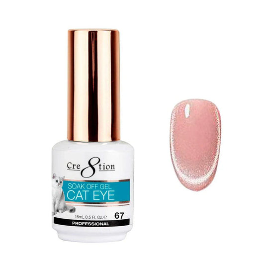 CRE8TION CAT EYE SOAK OFF GEL 0.5 OZ #67