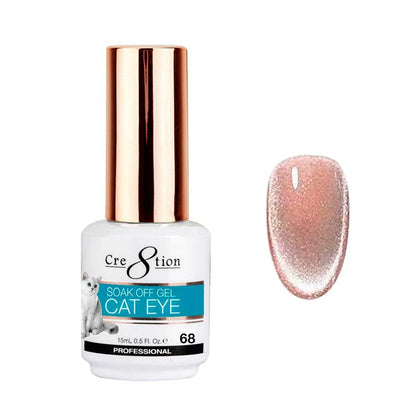CRE8TION CAT EYE SOAK OFF GEL 0.5 OZ #68