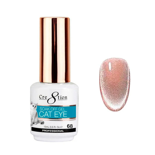 CRE8TION CAT EYE SOAK OFF GEL 0.5 OZ #68