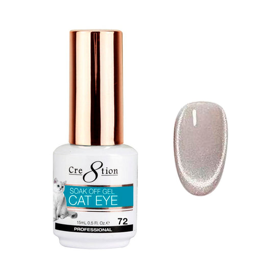 CRE8TION CAT EYE SOAK OFF GEL 0.5 OZ #72