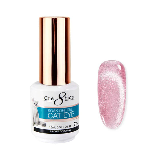 CRE8TION CAT EYE SOAK OFF GEL 0.5 OZ #74