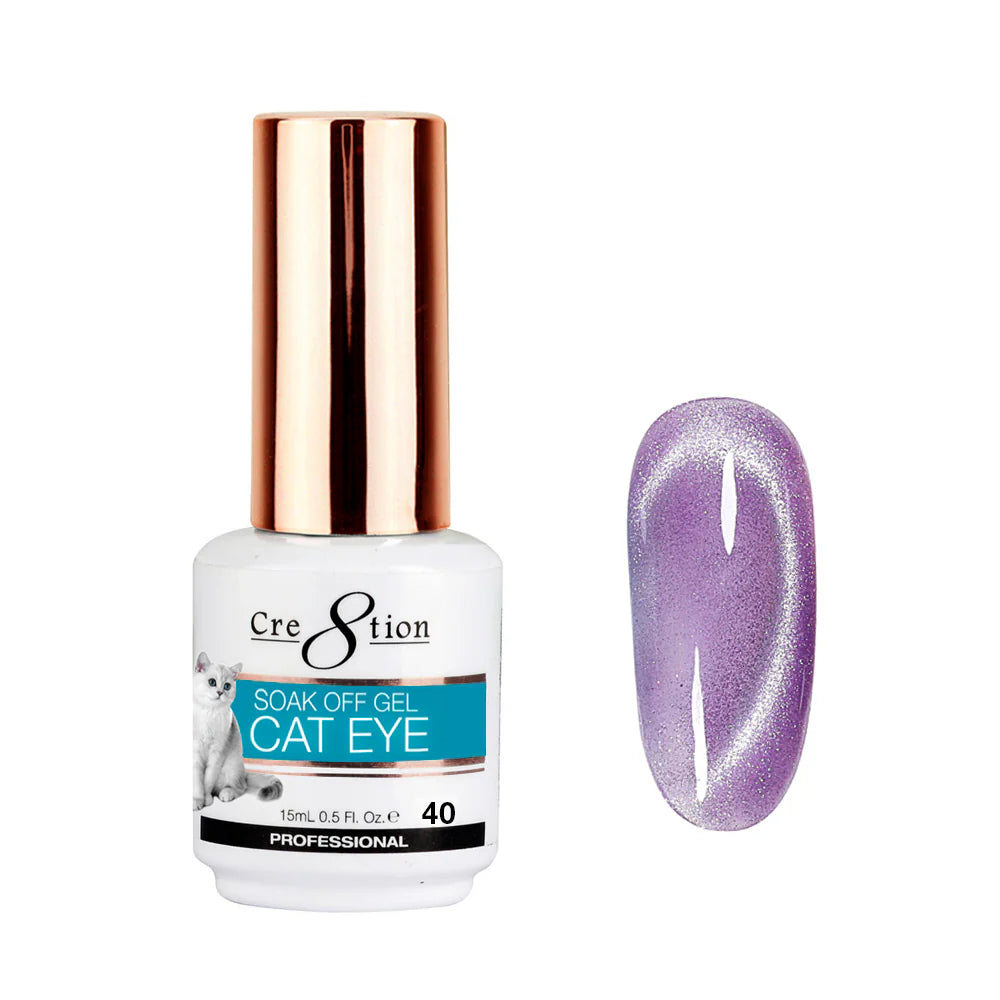 CRE8TION CAT EYE SOAK OFF GEL #40