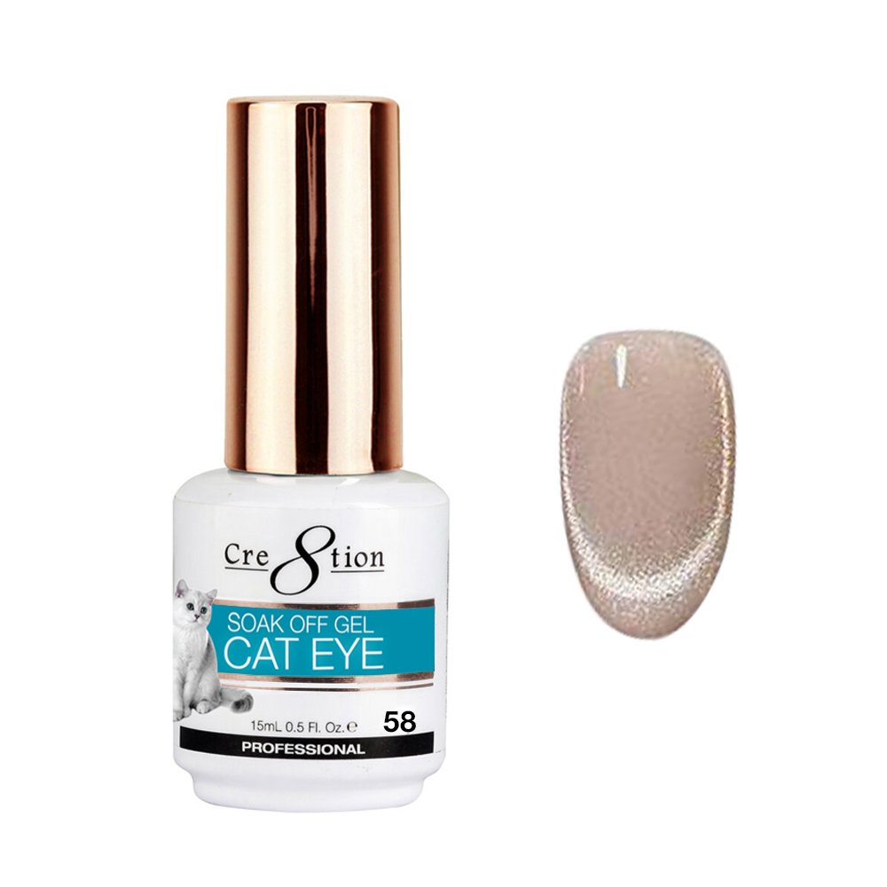 CRE8TION CAT EYE SOAK OFF GEL #58