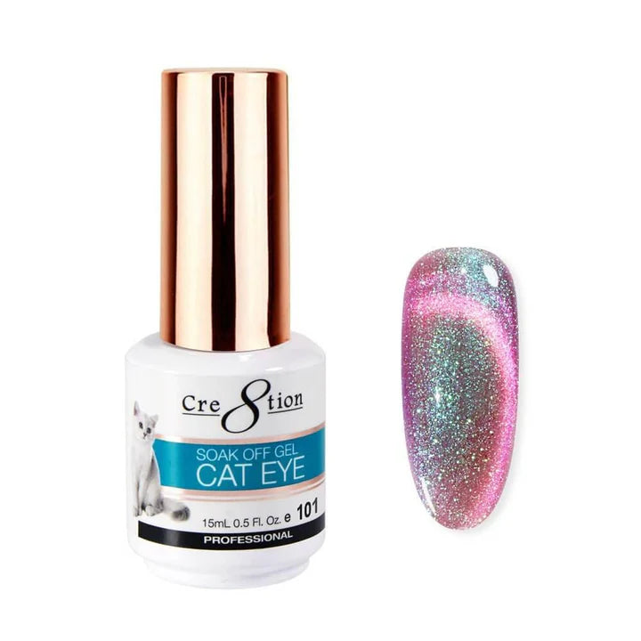 CRE8TION SOAK OFF CAT EYE GEL #101