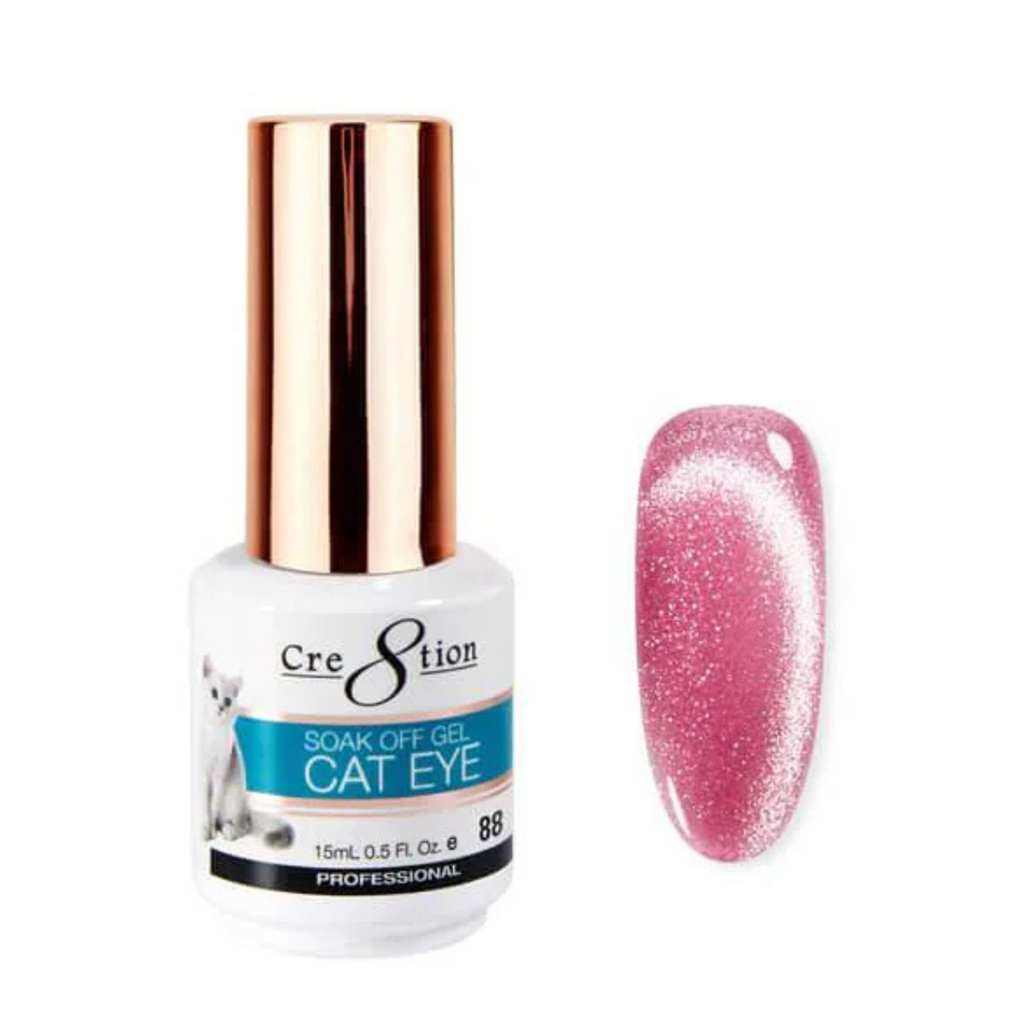 CRE8TION SOAK OFF CAT EYE GEL #88