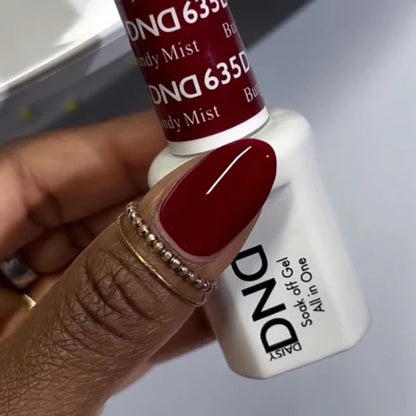 DND Gel Polish #635 | Burgandy Mist