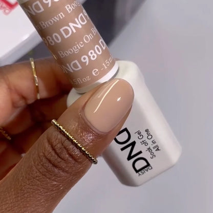 DND Gel Polish #980 | Boogie on Brown
